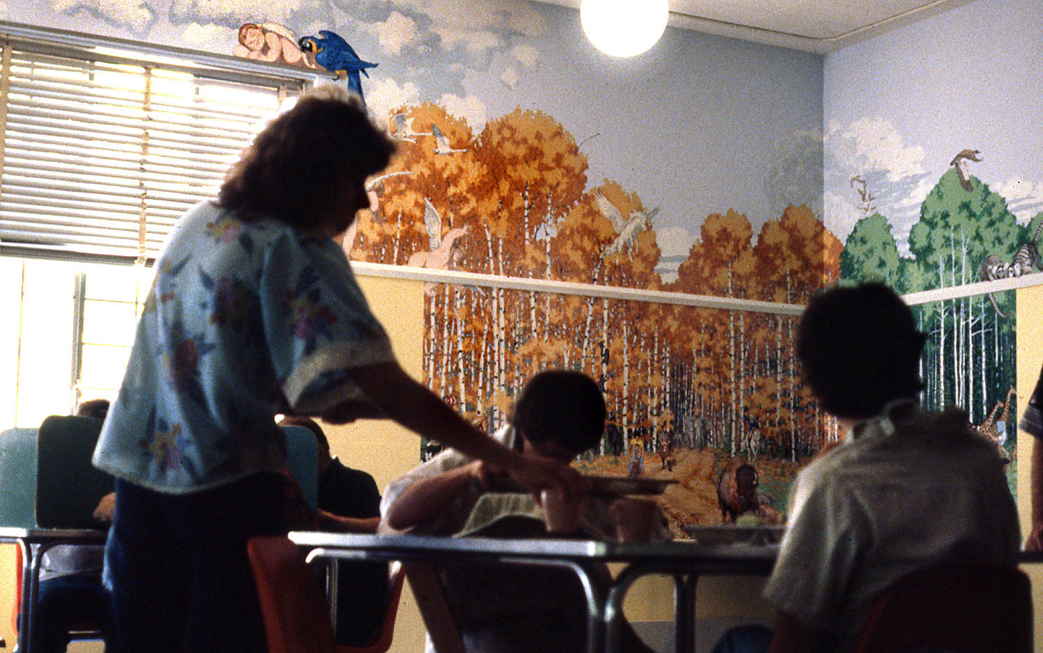 Vintage photos of art inside Napa State Hospital